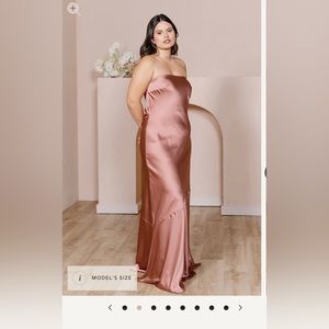 Revelry Leo Strapless Dress